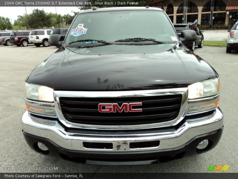 Onyx Black / Dark Pewter 2004 GMC Sierra 2500HD SLT Extended Cab 4x4