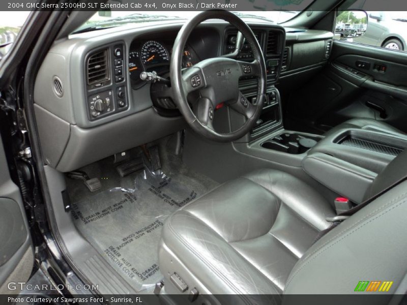 Onyx Black / Dark Pewter 2004 GMC Sierra 2500HD SLT Extended Cab 4x4