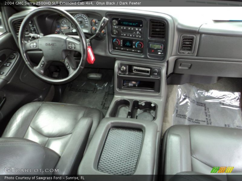 Onyx Black / Dark Pewter 2004 GMC Sierra 2500HD SLT Extended Cab 4x4