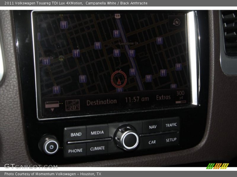 Campanella White / Black Anthracite 2011 Volkswagen Touareg TDI Lux 4XMotion
