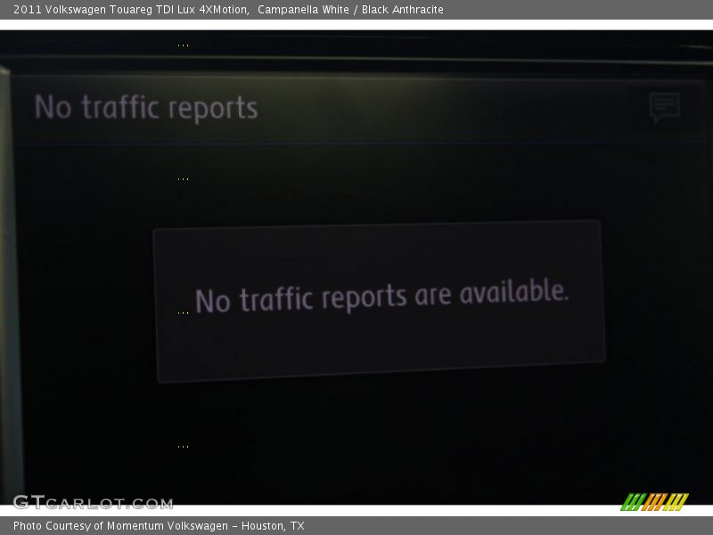 Campanella White / Black Anthracite 2011 Volkswagen Touareg TDI Lux 4XMotion