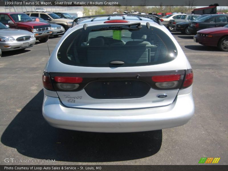 Silver Frost Metallic / Medium Graphite 1999 Ford Taurus SE Wagon