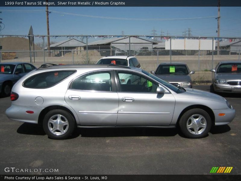 Silver Frost Metallic / Medium Graphite 1999 Ford Taurus SE Wagon