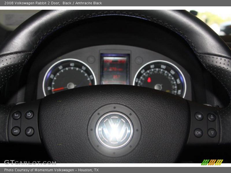Black / Anthracite Black 2008 Volkswagen Rabbit 2 Door