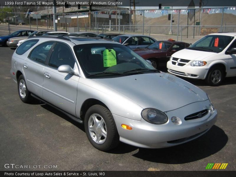Silver Frost Metallic / Medium Graphite 1999 Ford Taurus SE Wagon