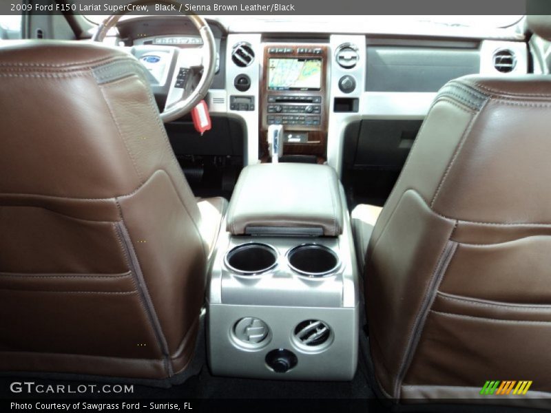 Black / Sienna Brown Leather/Black 2009 Ford F150 Lariat SuperCrew