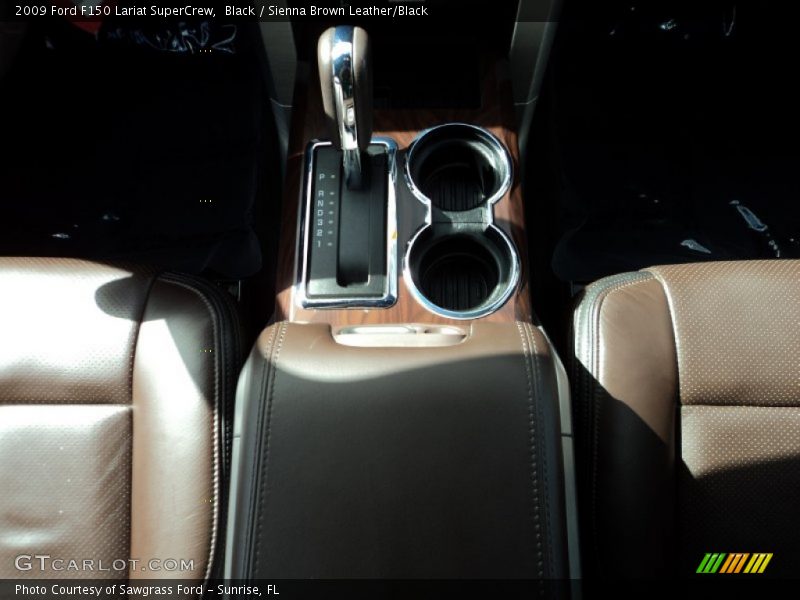 Black / Sienna Brown Leather/Black 2009 Ford F150 Lariat SuperCrew