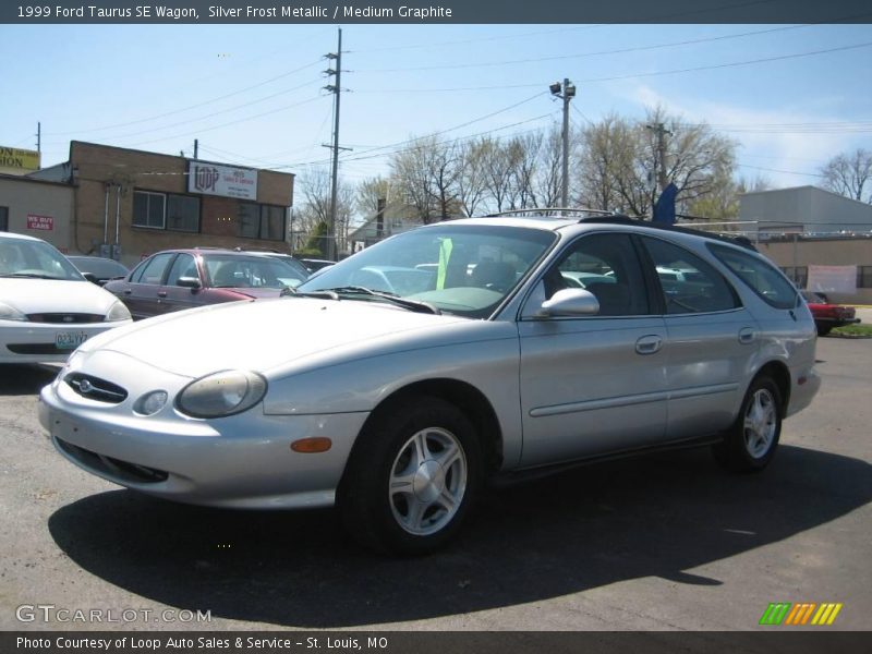 Silver Frost Metallic / Medium Graphite 1999 Ford Taurus SE Wagon
