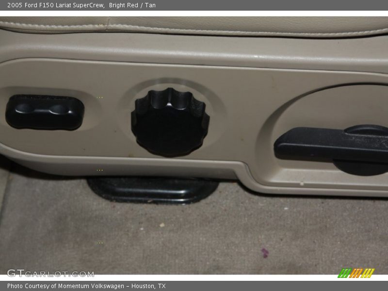 Bright Red / Tan 2005 Ford F150 Lariat SuperCrew