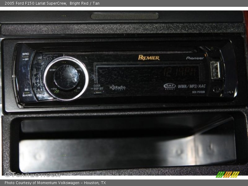 Bright Red / Tan 2005 Ford F150 Lariat SuperCrew