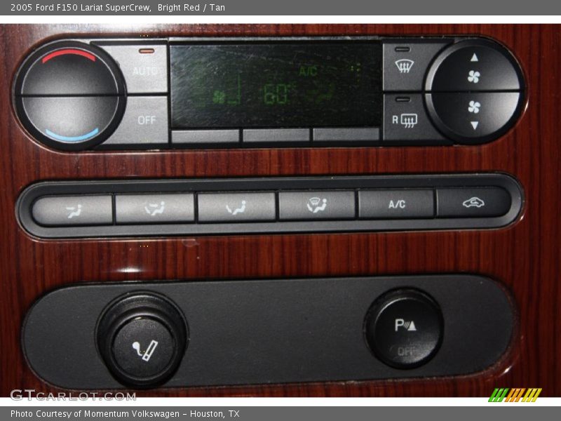 Bright Red / Tan 2005 Ford F150 Lariat SuperCrew