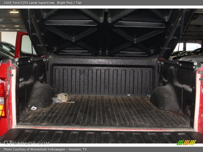 Bright Red / Tan 2005 Ford F150 Lariat SuperCrew