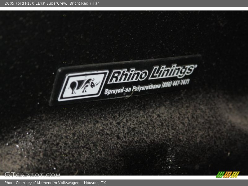 Bright Red / Tan 2005 Ford F150 Lariat SuperCrew