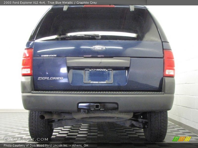 True Blue Metallic / Graphite Grey 2003 Ford Explorer XLS 4x4