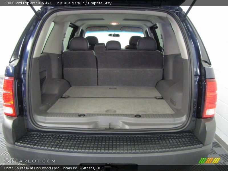 True Blue Metallic / Graphite Grey 2003 Ford Explorer XLS 4x4