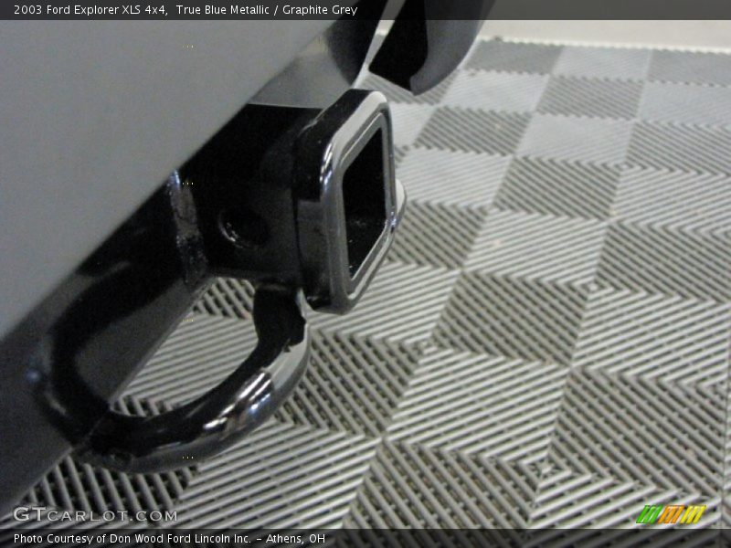 True Blue Metallic / Graphite Grey 2003 Ford Explorer XLS 4x4