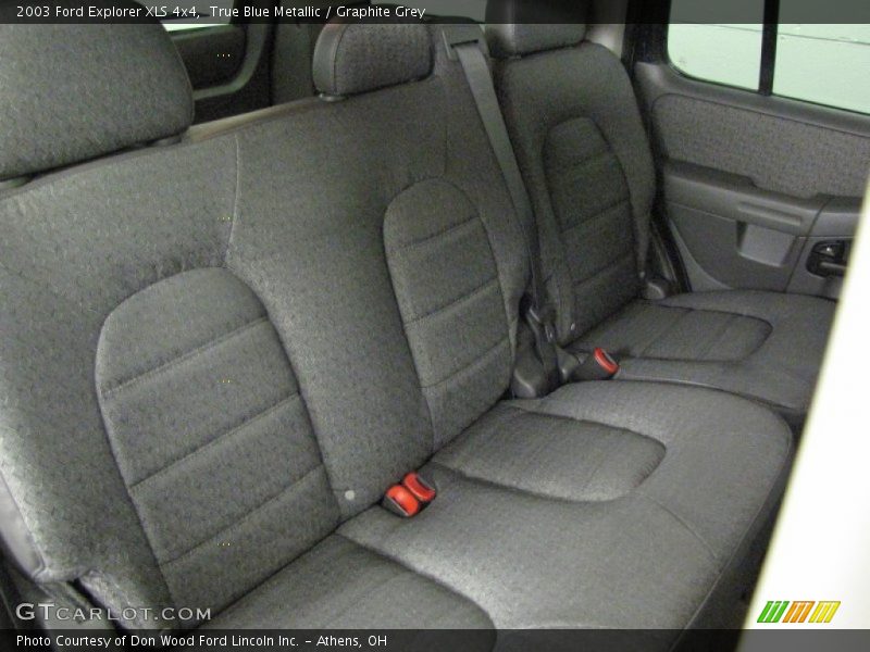 True Blue Metallic / Graphite Grey 2003 Ford Explorer XLS 4x4