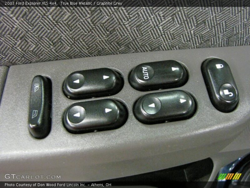 True Blue Metallic / Graphite Grey 2003 Ford Explorer XLS 4x4