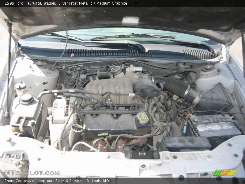 Silver Frost Metallic / Medium Graphite 1999 Ford Taurus SE Wagon