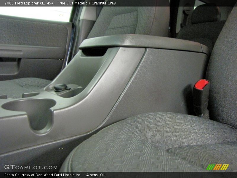 True Blue Metallic / Graphite Grey 2003 Ford Explorer XLS 4x4