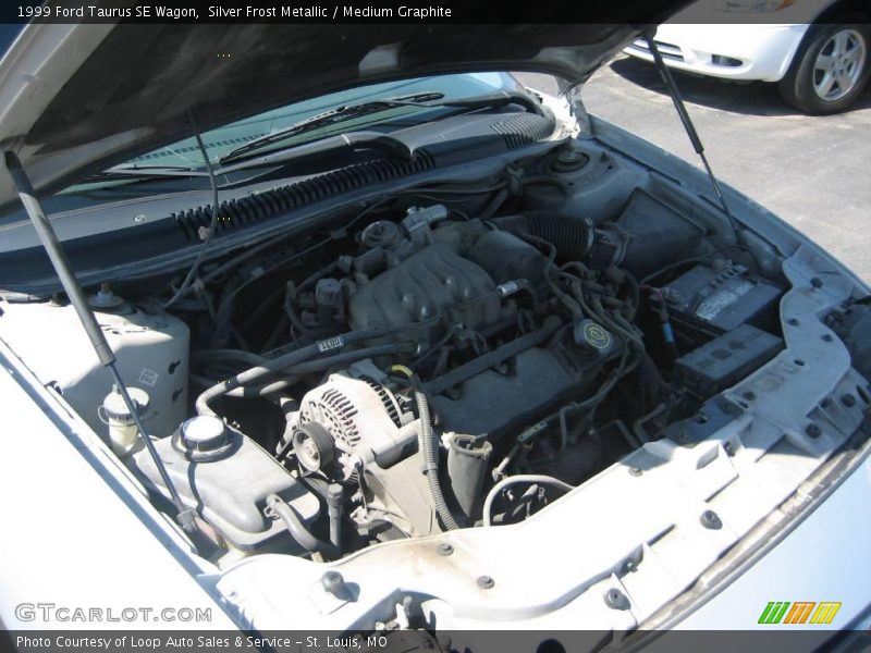 Silver Frost Metallic / Medium Graphite 1999 Ford Taurus SE Wagon