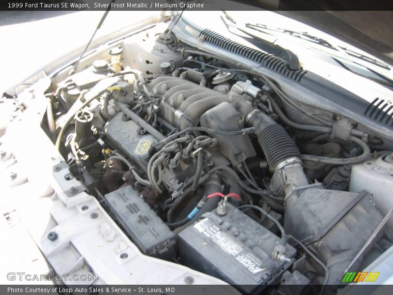 Silver Frost Metallic / Medium Graphite 1999 Ford Taurus SE Wagon