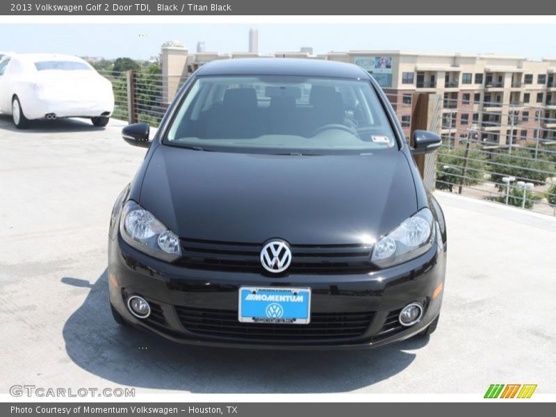 Black / Titan Black 2013 Volkswagen Golf 2 Door TDI