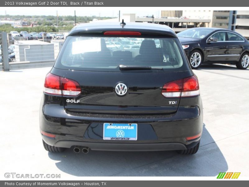 Black / Titan Black 2013 Volkswagen Golf 2 Door TDI
