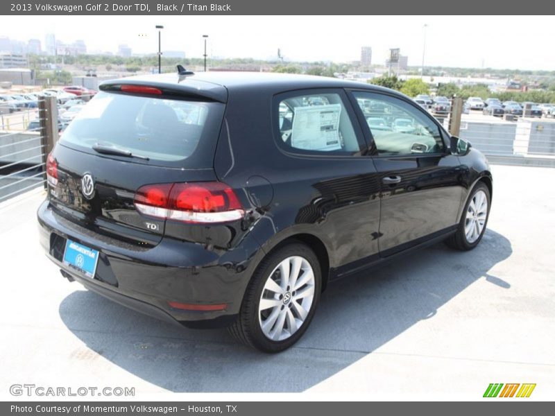 Black / Titan Black 2013 Volkswagen Golf 2 Door TDI