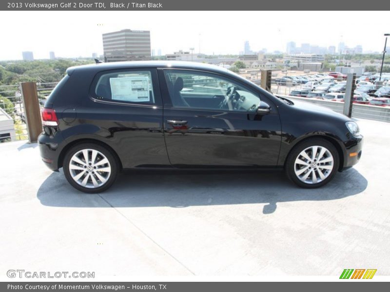Black / Titan Black 2013 Volkswagen Golf 2 Door TDI