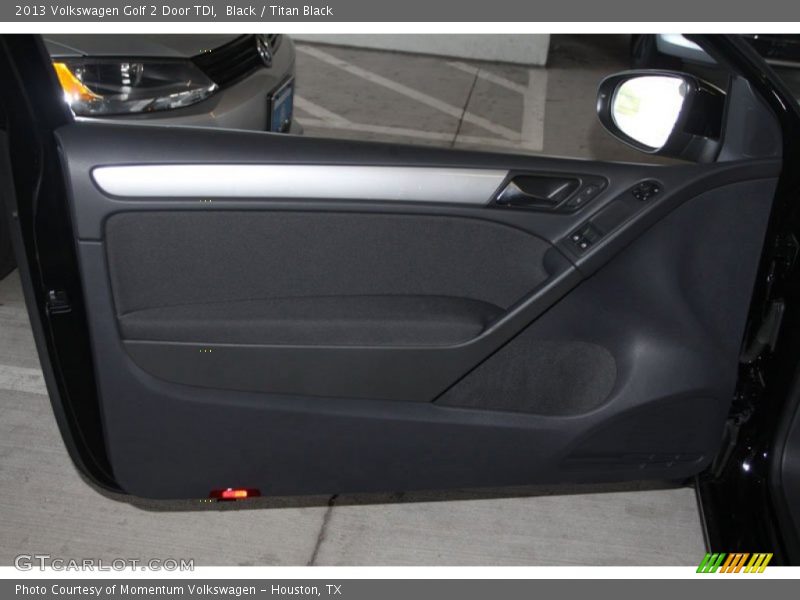 Black / Titan Black 2013 Volkswagen Golf 2 Door TDI
