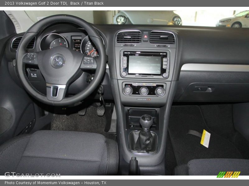 Black / Titan Black 2013 Volkswagen Golf 2 Door TDI