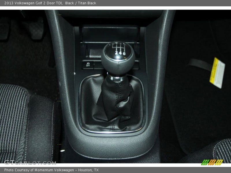 Black / Titan Black 2013 Volkswagen Golf 2 Door TDI