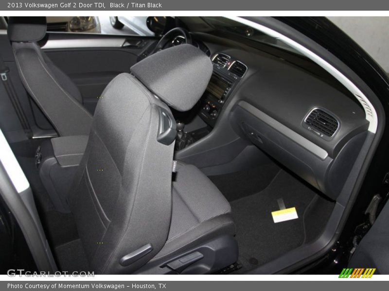 Black / Titan Black 2013 Volkswagen Golf 2 Door TDI