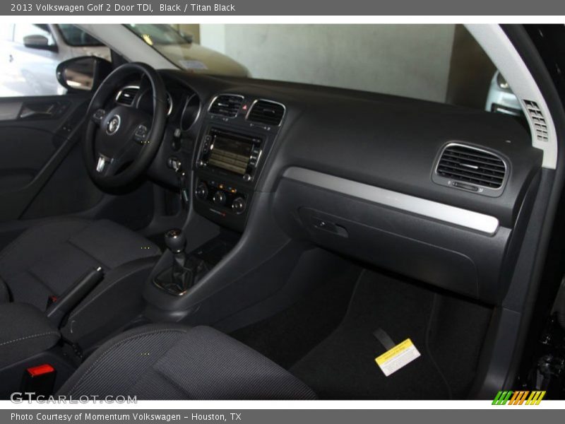 Black / Titan Black 2013 Volkswagen Golf 2 Door TDI