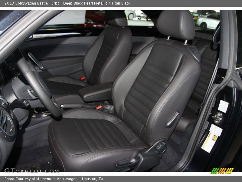 Deep Black Pearl Metallic / Titan Black 2013 Volkswagen Beetle Turbo