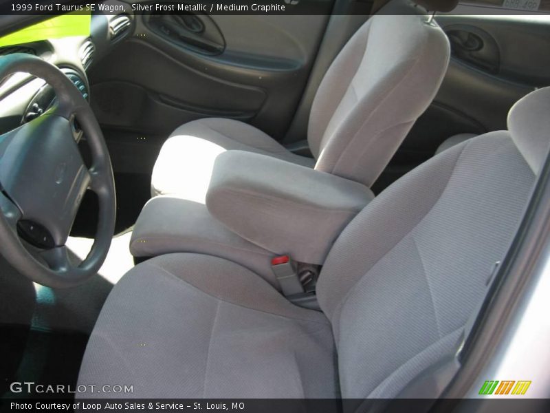 Silver Frost Metallic / Medium Graphite 1999 Ford Taurus SE Wagon