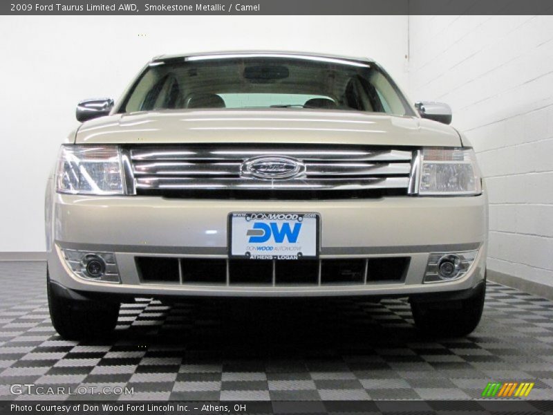 Smokestone Metallic / Camel 2009 Ford Taurus Limited AWD