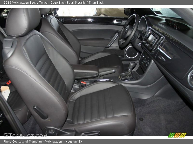 Deep Black Pearl Metallic / Titan Black 2013 Volkswagen Beetle Turbo