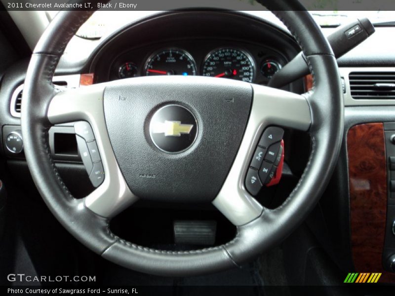 Black / Ebony 2011 Chevrolet Avalanche LT