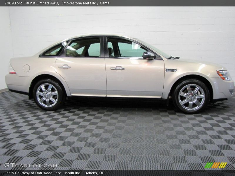 Smokestone Metallic / Camel 2009 Ford Taurus Limited AWD
