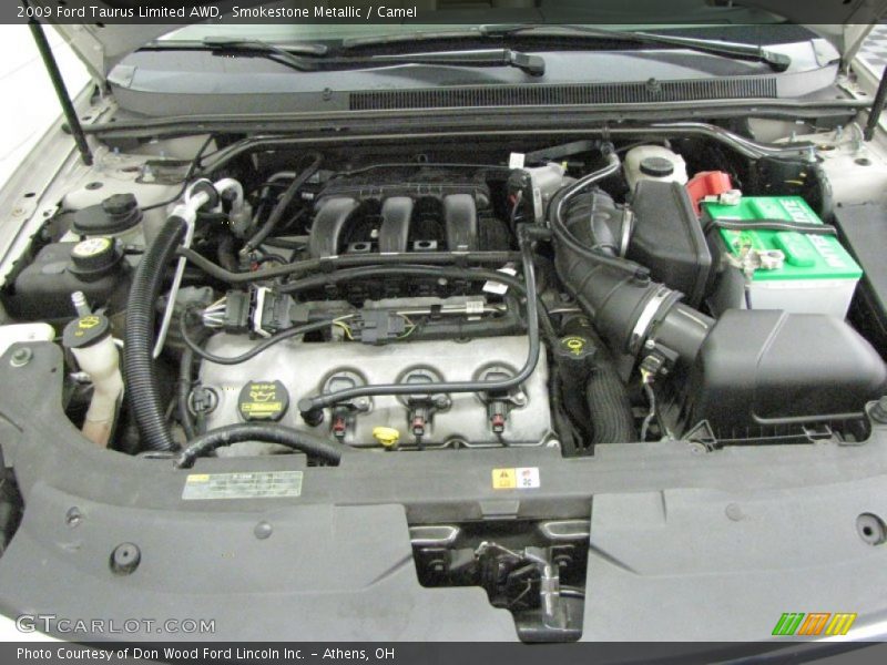Smokestone Metallic / Camel 2009 Ford Taurus Limited AWD