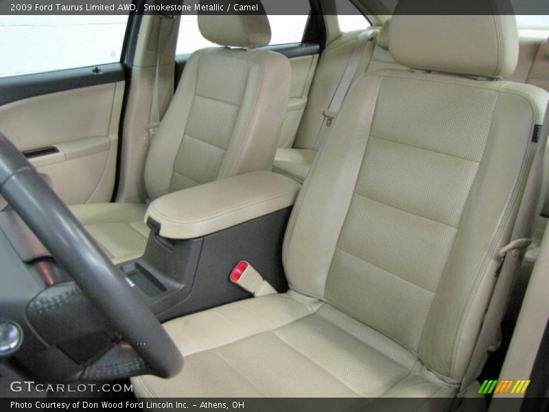 Smokestone Metallic / Camel 2009 Ford Taurus Limited AWD