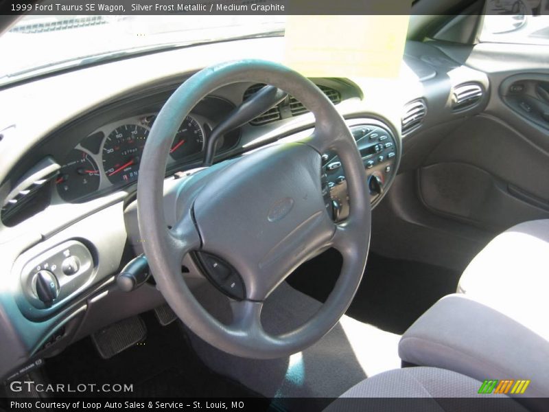 Silver Frost Metallic / Medium Graphite 1999 Ford Taurus SE Wagon
