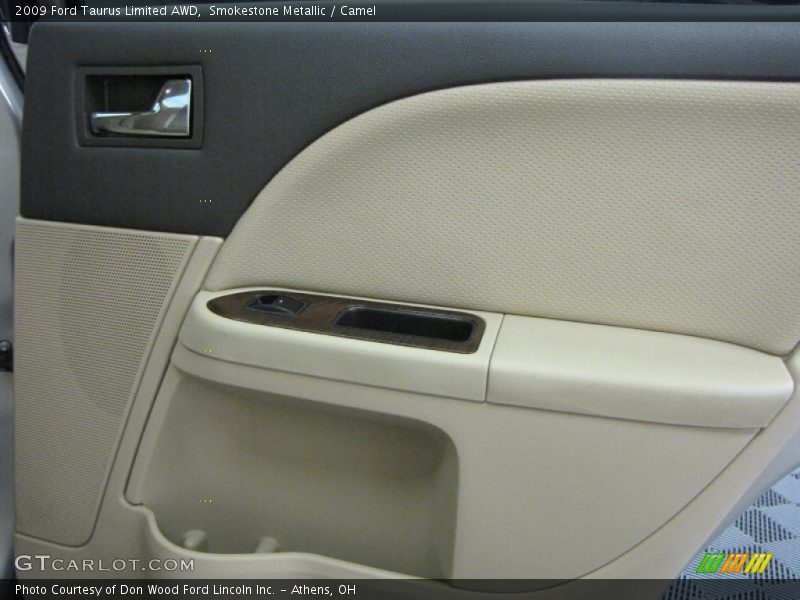 Smokestone Metallic / Camel 2009 Ford Taurus Limited AWD