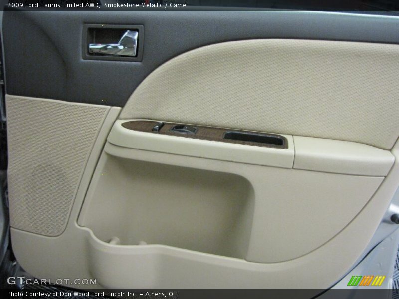 Smokestone Metallic / Camel 2009 Ford Taurus Limited AWD