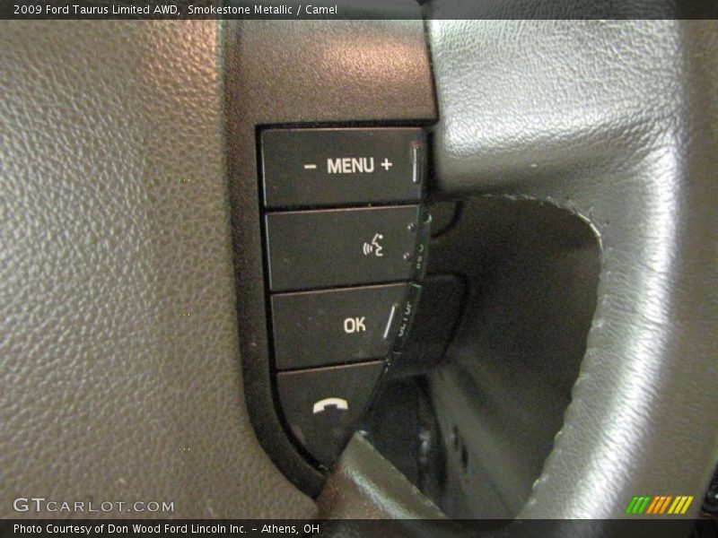 Smokestone Metallic / Camel 2009 Ford Taurus Limited AWD