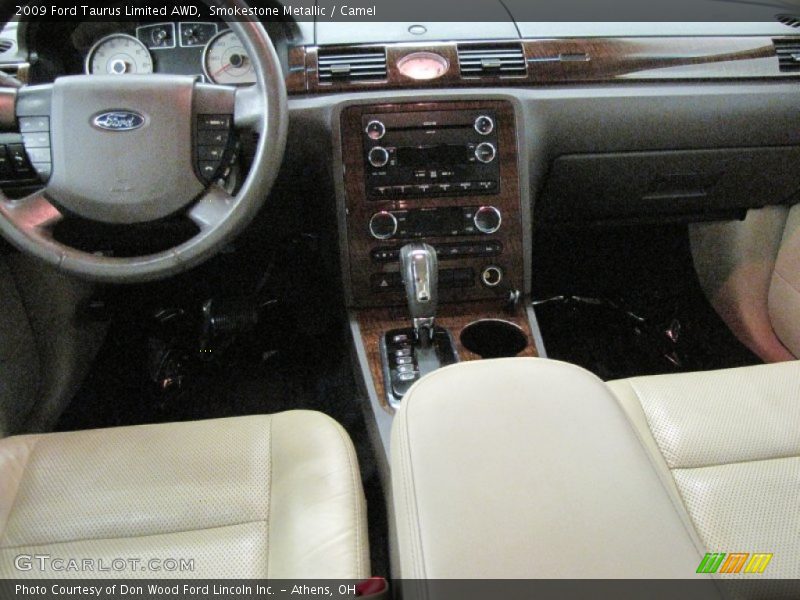 Smokestone Metallic / Camel 2009 Ford Taurus Limited AWD