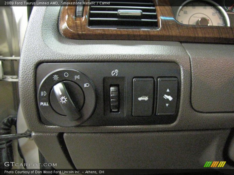 Smokestone Metallic / Camel 2009 Ford Taurus Limited AWD