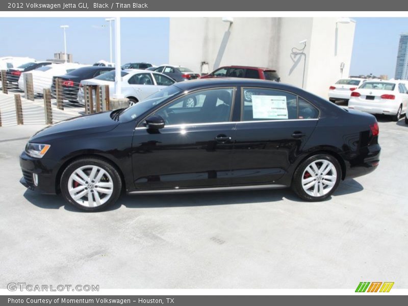 Black / Titan Black 2012 Volkswagen Jetta GLI